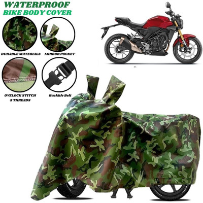 SRP PRODUCT Waterproof Two Wheeler Cover for Honda(CB300R, Green)