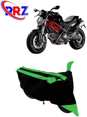 RRZ Waterproof Two Wheeler Cover for Ducati(Monster 795, Black, Green)