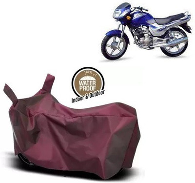 OliverX Waterproof Two Wheeler Cover for TVS(Victor Edge, Maroon)