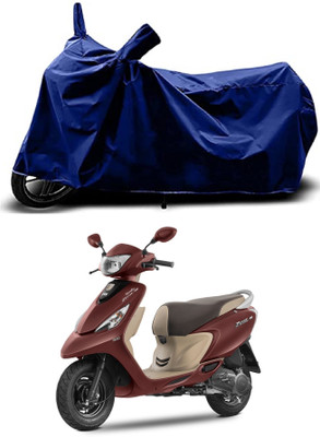 VESMEI Two Wheeler Cover for TVS(Scooty Zest 110, Blue)