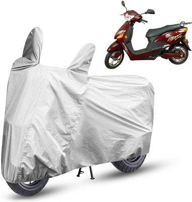 HMS Two Wheeler Cover for Hero(Electric Zippy, Silver)