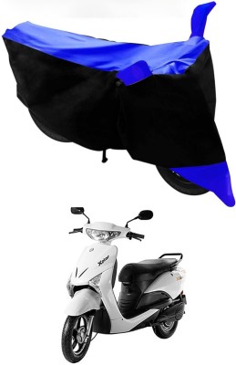 Mdstar Waterproof Two Wheeler Cover for Indus(Yo Xplor, Blue, Black)