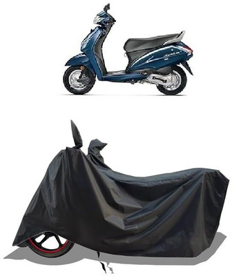 KEDIT Two Wheeler Cover for TVS(Jupiter, Black)