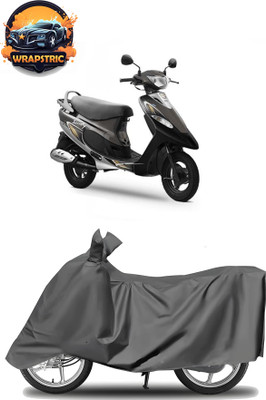 WRAPSTRIC Waterproof Two Wheeler Cover for TVS(Pep Plus, Grey)