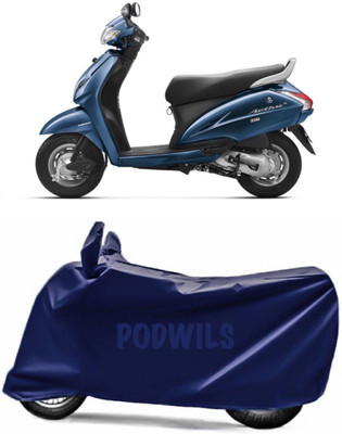 PODWILS Two Wheeler Cover for Honda(Activa 3G, Blue)