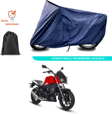CODOKI Waterproof Two Wheeler Cover for Mahindra(Mojo UT 300, Blue)