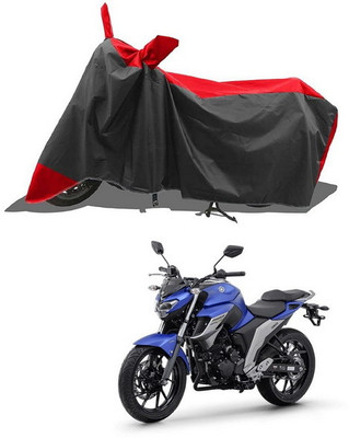 PAGORA Waterproof Two Wheeler Cover for Yamaha(Fazer, Red, Black)
