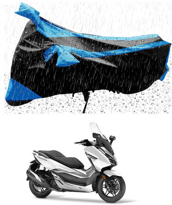 Mdstar Waterproof Two Wheeler Cover for Honda(Forza 300, Blue, Black)