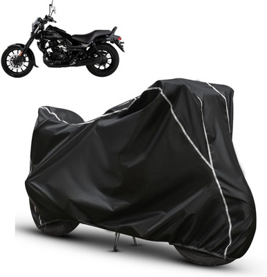 AUTOCAD Waterproof Two Wheeler Cover for Bajaj(Avenger, Black, White)