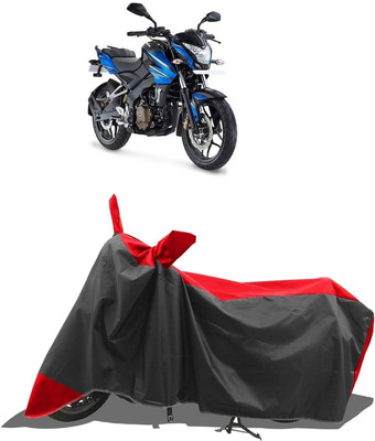 KEDIT Two Wheeler Cover for Bajaj(Pulsar 250 BS6, Red, Black)