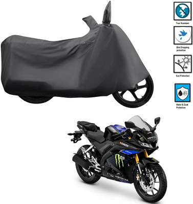 PAGORA Waterproof Two Wheeler Cover for Yamaha(YZF R15 V3 Moto GP Edition, Grey)