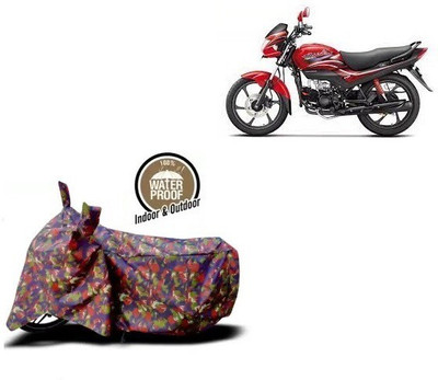 THE REAL ARV Waterproof Two Wheeler Cover for Hero(Passion, Multicolor)