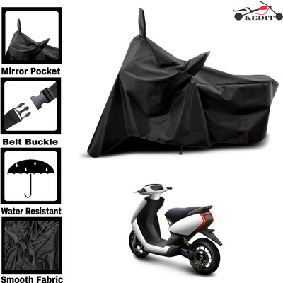 KEDIT Two Wheeler Cover for Ather(450, Black)