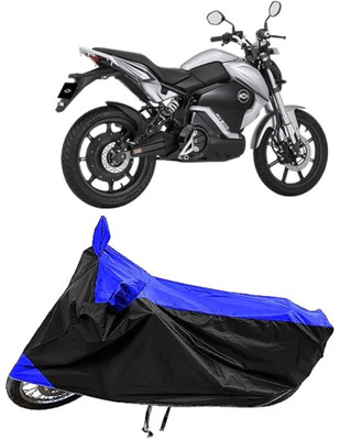MMSSTAR Two Wheeler Cover for Revolt(RV Cafe Racer, Blue)