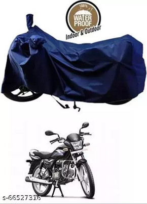 gurukul mart Waterproof Two Wheeler Cover for Indian(FZ-S Fi Version 3.0, Blue)