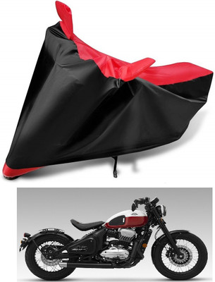 MOCKHE Two Wheeler Cover for JAWA(42, Red)