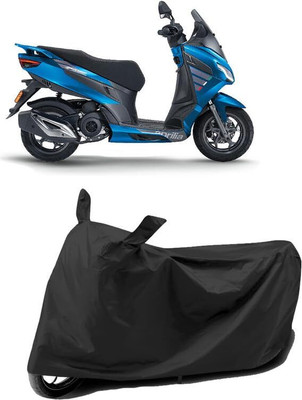 AASHTIK MART Two Wheeler Cover for Aprilia(SXR 125, Black)