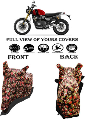 Amexride Two Wheeler Cover for Triumph(Scrambler 1200, Multicolor)