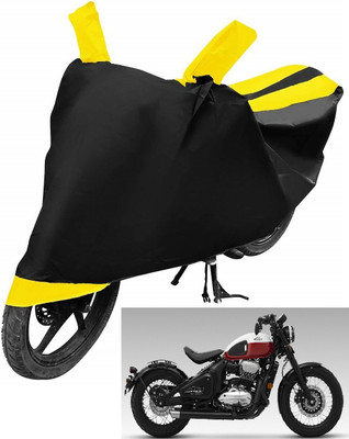 Auto Hub Two Wheeler Cover for JAWA(42, Yellow)