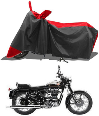 SPECTUS Two Wheeler Cover for Royal Enfield(Bullet 350, Red)