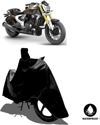 Amexride Waterproof Two Wheeler Cover for TVS(Zeppelin BS6, Black)