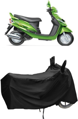 Autoprime Two Wheeler Cover for Mahindra(Rodeo RZ, Black)