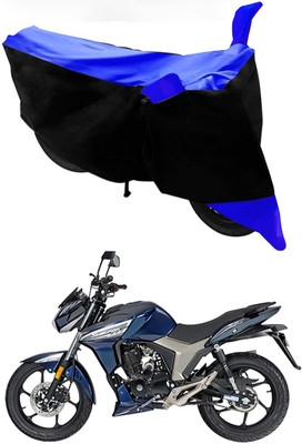 MMSSTAR Waterproof Two Wheeler Cover for Royal Enfield(Thunderbird 500, Blue, Black)