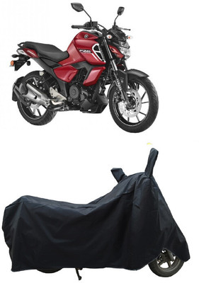 Coxtor Waterproof Two Wheeler Cover for Yamaha(FZ-S Fi Version 3.0 BS6, Black)