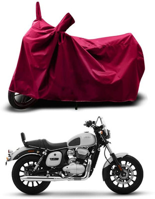 KEDIT Two Wheeler Cover for Yezdi(Roadster, Maroon)