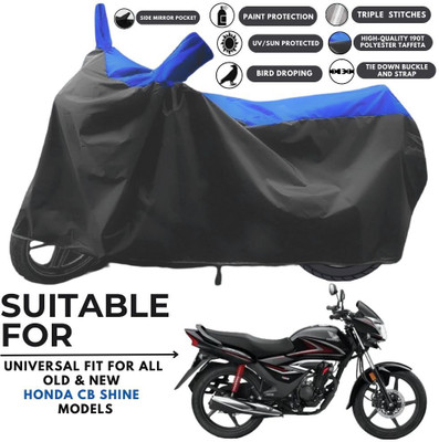 ZAQE Two Wheeler Cover for Honda(CB Shine, Multicolor)