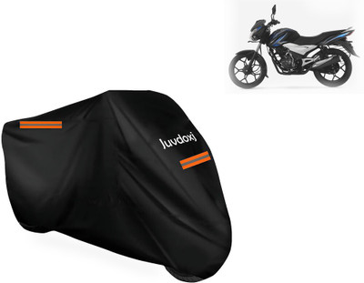 Juvdoxj Waterproof Two Wheeler Cover for Bajaj(Discover 150 s, Black)