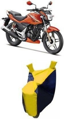DeepShakshi AUTOMOTIVE Waterproof Two Wheeler Cover for Hero(Xtreme 200R, Yellow, Blue)