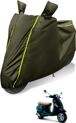 Auto Hub Waterproof Two Wheeler Cover for TVS(Victor GLX, Green)