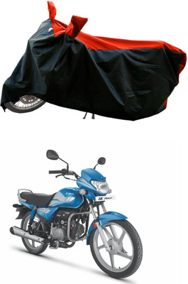 DeepShakshi AUTOMOTIVE Waterproof Two Wheeler Cover for Hero(MotoCorp HF Deluxe, Red)