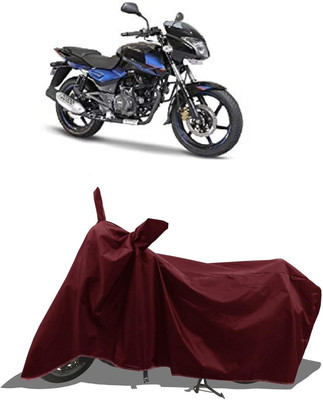 KEDIT Two Wheeler Cover for Bajaj(Pulsar 180 DTS-i, Maroon)