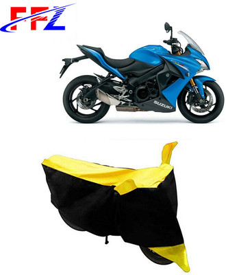 FFZ Waterproof Two Wheeler Cover for Suzuki(GSX S1000, Black, Yellow)