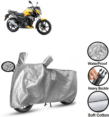 CODOKI Waterproof Two Wheeler Cover for TVS(Raider, Silver)