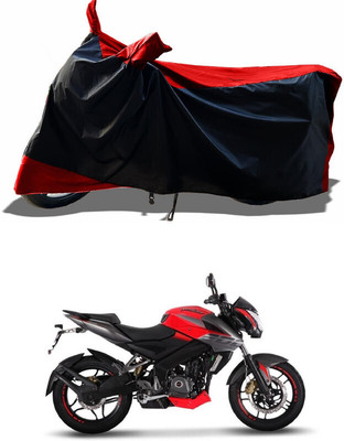 DeepShakshi AUTOMOTIVE Waterproof Two Wheeler Cover for Bajaj(Pulsar 220, Red)