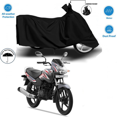 WMIZEXA Waterproof Two Wheeler Cover for Universal For Bike(Zest, Black)