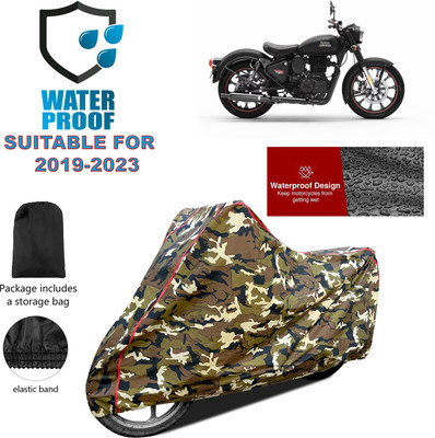PAGORA Waterproof Two Wheeler Cover for Royal Enfield(Classic 350, Yellow)