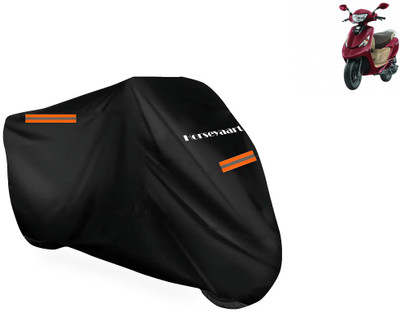 Horseyaart Waterproof Two Wheeler Cover for TVS(Scooty Zest 110 BS6, Black)