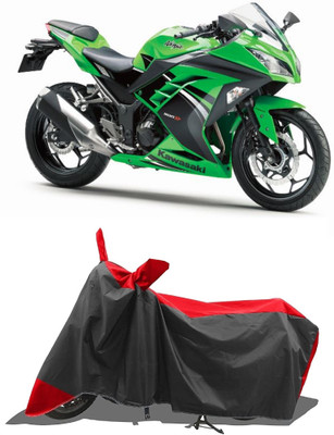 SPECTUS Two Wheeler Cover for Kawasaki(Ninja 300, Red)