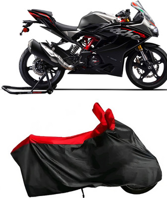 BbcMart Waterproof Two Wheeler Cover for TVS(Apache RTR 310, Red)