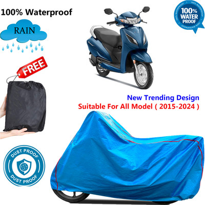 OliverX Waterproof Two Wheeler Cover for Honda(Activa 6G, Blue)