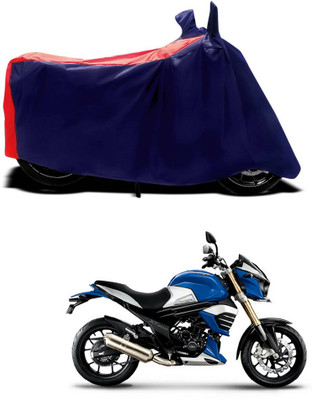 GOSHIV-car and bike accessories Waterproof Two Wheeler Cover for Mahindra(Red)