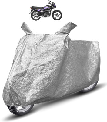 Auto Hub Waterproof Two Wheeler Cover for Hero(Super Splendor, Silver)