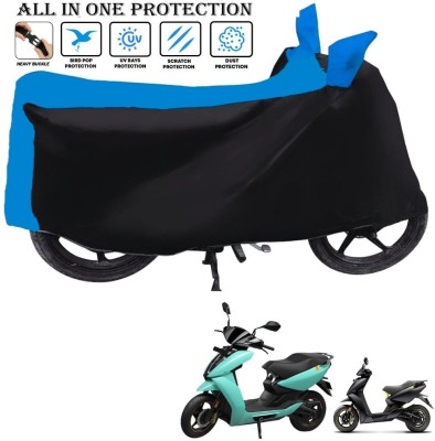 xodi Waterproof Two Wheeler Cover for Ather(450 X, Black, Blue)