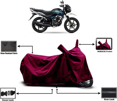 Amexride Two Wheeler Cover for TVS(Max, Maroon)