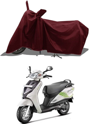 SK AUTO Waterproof Two Wheeler Cover for Hero(Duet, Maroon)