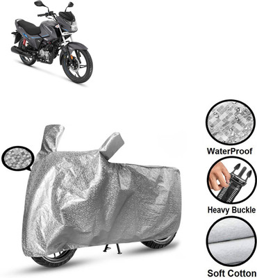 CODOKI Waterproof Two Wheeler Cover for Hero(Glamour i3s BS6, Silver)